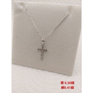 PT950 Platinum Cross Birthday/Valentine's Day Gift