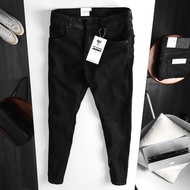 CLASSIC HIGH QUALITY PLAIN BLACK MEN'S JEANS DP 01