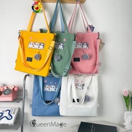QM Cute Cat Tote Bag Cute Tote Bag Murah Bag Tote Beg Tote Bag Student Tote Bag Women Student Tote B