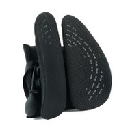 雙邊人體工學靠背墊 辦公室腰墊 - 黑色 | 升級全包氣囊款