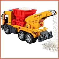 Construction Truck Toys Educational Electric Sound Light Dumper Dump Truck Toy for Kids Adults Outdo