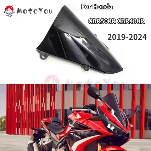 PC Wind Deflector For Honda CBR 500R 400R 2019-2024 CBR500 R CBR400R CBR500R Windshield Spoiler Tour