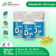 Vitamin IPI - D3 1000 IU - IPI D 3 Vitamin D - Maintains Healthy Bones and Teeth