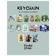 Acrylic KEYCHAIN STUDIO GHIBLI THE WIND RISES HOWL SHOPIE KIKI JIJI PONYO BY LILY BLOSSOM ACC