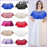 YUJINI Sunscreen Shawl, Embroidered Lace Hollow Sunscreen Shawl Wrap, Beach Shawl Sun Protection Sha