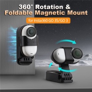 360° Rotation & Foldable Magnetic Mount Base Stand for Insta360 Go 3S Camera Mount Bracket for Insta
