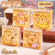 Cartoon 2026 Desk Calendar Sweet Rabbit Mini Calendar Student Study Plan Book 2026 New Year