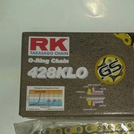 RK GS 428 KLO 132L O-RING CHAIN GOLD COLOUR ( 100% ORIGINAL RK O-RING)