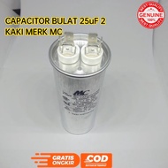 MC AC CAPACITOR REFRIGERATOR FREEZER 25 UF 2 LEGS ROUND CAPACITOR 25UF 2 PIN