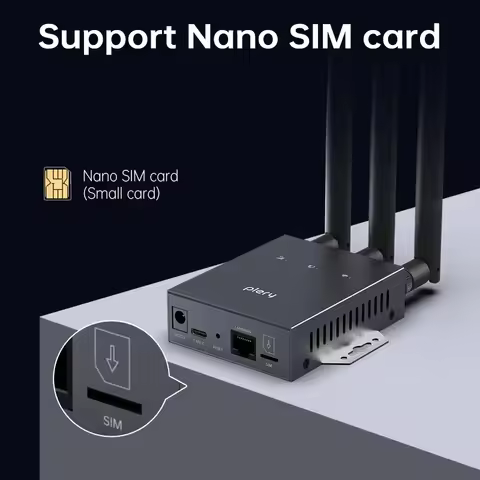 Plery WiFi Router WiFi6 4G LTE Routers 2.4G 300Mbps Portable Internet Device Nano SIM Card LAN/WAN P
