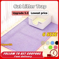 🔥Premium Quality Cat Litter Mat 120*70CM 2 Layers Cat Litter Trap 7 Colors Karpet Pasir Kucing Pelap