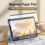 Magnetic Paper Like Screen Protector For Samsung Galaxy Tab S8 S7 S6 Lite A9 Plus a8 S9+ S7 FE S9 Plus 12.4 Drawing Paper Feel Film