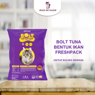 Bolt Tuna Ikan | Makanan Kucing Bolt Tuna bentuk Ikan ukuran 800gr