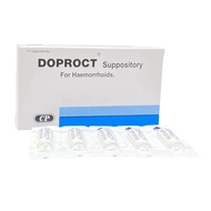 Doproct Suppository for Hemorrhoids (Buasir) 20's (EXP 04/2027)