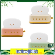 【●TI●】Toast Night Light  Desktop Light Children'S Night Light Cute Bedroom Bedside Lamp
