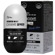 [Korea Official] GRN+ Black Man Diet Care – All-in-One Belly Fat Control, 1,000mg × 60 Capsules (60g