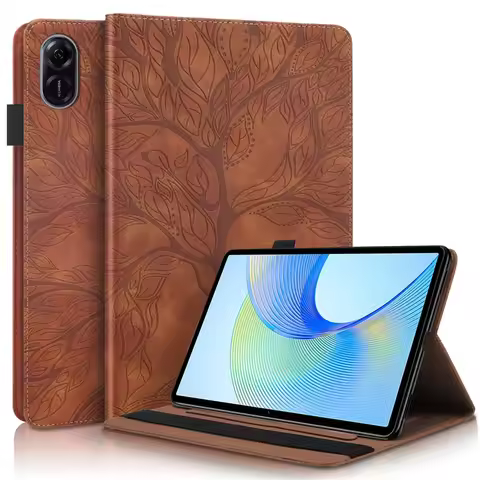 Tablet Funda For Honor Pad X9 Case 11.5 inch Embossed Tree Flip Wallet Stand Case For Honor Pad X9 X