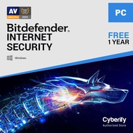 Bitdefender Internet Security 2024 2 Years 1 Device Free-1 Year for Windows 10/Windows 11/Laptop/PC