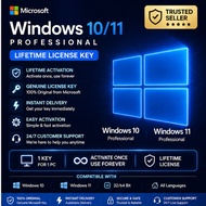 Windows 10/11 Activation Key | 10 Pro 10 Home 10 Edu 10 Ent | 11 Pro 11 Home 11 Ent 11 Edu Genuine P
