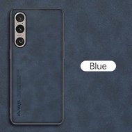 ฝาปิดโทรศัพท์หนังหนังแกะสำหรับ Sony Xperia 1 VI เคส Xperia1VI 1VI 10VI 10 VI กรอบนิ่ม TPU กรอบป้องกั