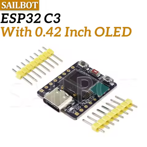 32-C3 OLED development board with 0.42 inch OLED module ceramic antenna 32 supermini development boa