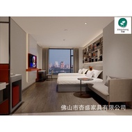 Single Rental House Hotel Hotel Apartment Style TV Cabinet Guest Room Bed Box Standard Full Set Furn