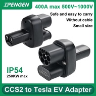 IPENGEN CCS2 To Tesla AC+DC EV Charger Adapter 250A CCS2 Combo for Tesla Convertor for Car Charger C