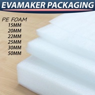 PE FOAM 15MM 20MM 22MM 25MM 30MM 50MM (1") Polyethylene Closed Cell Foam Sheet Multipurpose Layering