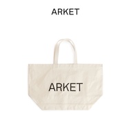 ARKET Men Women Pure Cotton Wide Version Canvas Bag 2023 Summer New Style1041784001