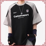 【✅READY STOCK🇲🇾】400gsm 100% Cotton Unisex Oversized T-shirt plus size Couple Tees baju lelaki现货纯棉重磅宽