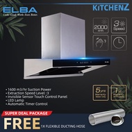 (FREE Shipping) Elba DESIGNER HOOD 2000 m³/hr T-Hood Cooker / FREE Flexible Ducting- EH-Q9633ST-SS