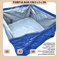 POND TARP 200x100x50 FISH POND TARP 200x100x50 POND TARP TARP/ 2X1X50 A3 A5 A8