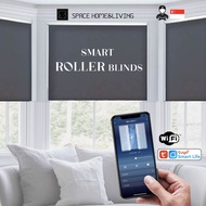 Tuya Aqara Customised Automated Motorised Smart Roller Blinds Remote Control Smartlife Google Alexa