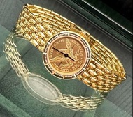 經典名貴Corum 崑崙錶 2.5 Dollars Eagle Liberty Ladies Coin Watch 1878 18kt Gold 美金鷹幣18k 黃金腕錶