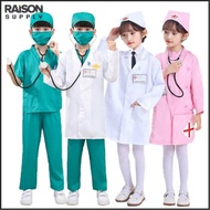 Doctor Kit for Kids Dress Up Clothes with Doctor Nurse Surgeon Costume Dentist Kit with Stethoscope