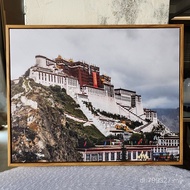 Hotel B & B B Bedroom Background Wall Living Room Tibetan Mural Model Room Landscape Restaurant Tool