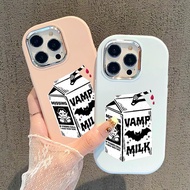Softcase For IQOO U5x Z7i Z9 5G Z9X 5G Silicon Silver Chrome Lens Simple Cow's Milk Phone Case