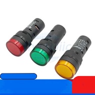 [3 Pieces]- AD16-16C Red Indicator Light 16mm 220VAC IC2 Components
