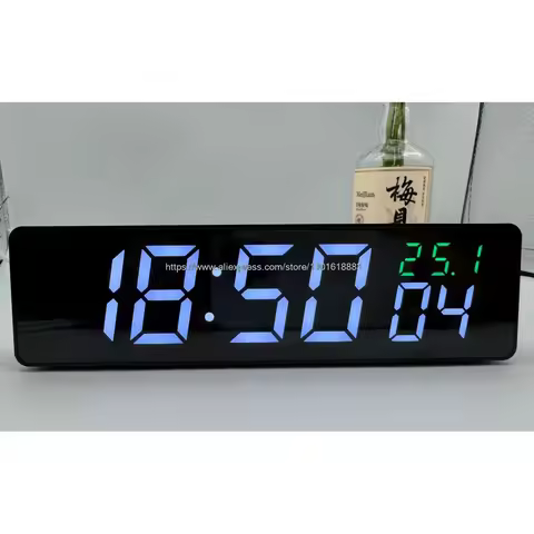 Network timing wifi clock High Precision Atomic clock millisecond display Holiday alarm clock OTA