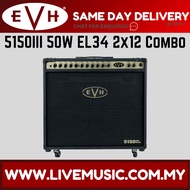 EVH 5150III 50W EL34 2x12 Combo Tube Guitar Amplifier, Black
