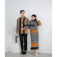 KEMEJA WOVEN CLOTHES (RUMI CANARY SET) RUMI CANARY COUPLE/ DRESS/ SHIRT/
