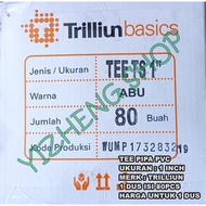 1" TRILLION PVC TEE PRICE FOR 1 BOX (80 PCS)