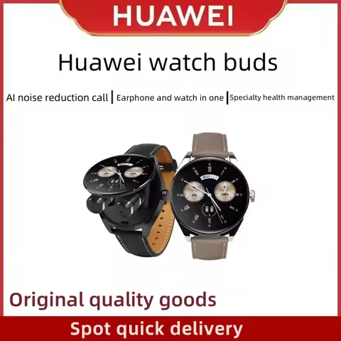 Authentic Huawei watch Buds Bluetooth Headphones Watch Call Exercise Intelligent Blood Oxygen Heart 