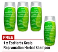 Buy 3 Free 1 | Ecoherbs Herbal Scalp Shampoo Stop Hair Loss Dandruff Oily Help Hair Regrowth