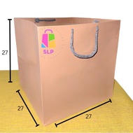 Paper bag box P27 L27 T27 rice box 27x27 paper bag rice box bento tumpeng cake box goodie bag rice b