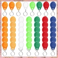 (ZVET) 50Pcs UID 13.56MHz Block 0 Sector Writable IC Card Clone Changeable Smart Keyfobs Key Tags 1K