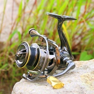 《Ready Stock Msia》Fishing Reel 2022 NEW DEUKIO DK1000-4000/SPNNING/CASTING/JIGGING/FULLY METAL SERIE