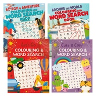 Coloring and Word Search Book