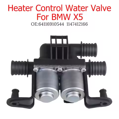 For BMW Heater Control Valve For BMW E53 E70 F15 X5 4.4i 4.4L V8 2004-2006 E71 F16 X6 2008-2014 OEM#