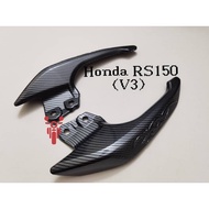 Honda Winner X Spoiler PLASTIC COVER Carbon L Bar PLASTIC COVER Carbon Honda RS150 V3